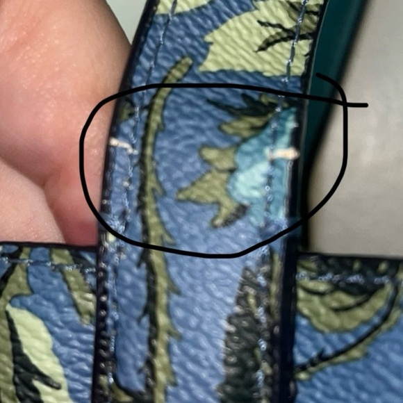 COACH Floral Print Coach Highline Tote Slate/Silver One Size - Picture 8 of 16